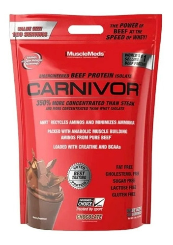 Proteína Carnivor 8lb Musclemeds - Chocolate