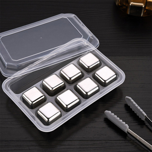 Js Cubitos De Hielo Reutilizables Whiskey Stones De Acero