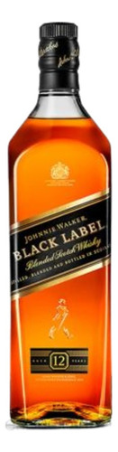 Whisky Importado Johnnie Walker Black Label 750 Ml Premium 