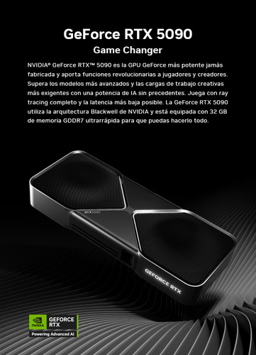 Pc Gamer Yeyian, Nvidia Geforce Rtx 5090 32gb Gddr7, Amd Ryzen 9 7950x 5.7 Ghz, 64gb Ddr5 5600mhz, 1tb Nvme M.2 Gen 4, 2tb Hdd, 1000w Platinum, Enfriamiento 360mm, Wifi 5.3,bluetooth,