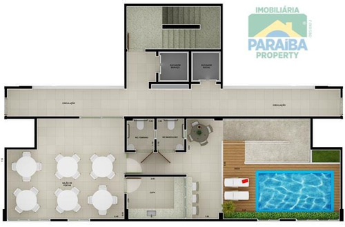 Imagem 2 de 2 de Apartamento Venda - Castelo Branco, João Pessoa. - Ap0527