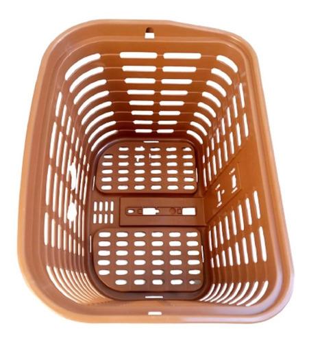 Imagem 6 de 9 de Cesta Cestinha Para Bicicleta Plastica Retro Grande
