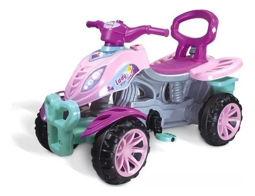 Carrinho De Passeio Infantil Quadriciclo Lady Star Maral