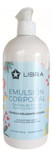  Libra Emulsion Corporal Relajante Natural X 500 G