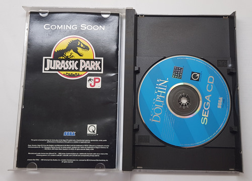Ecco The Dolphin Sega Cd Completo Original Americano Testado (Usado)