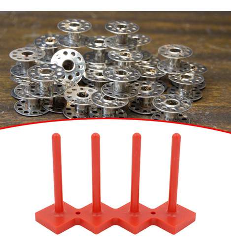 Suporte Para Linha De Bobina Rack De Fita Vermelho