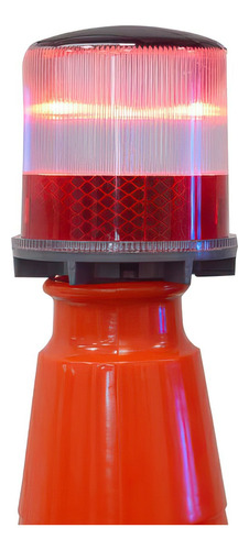Sinalizador Solar Estroboscópios Led Cones Viária Strobo Ver