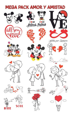 San Valentín, Amor Amistad Enamorado Pareja Imágenes Dibujos | Meses sin  intereses