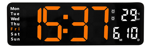 Reloj Digital Grande De 13 Pulgadas Con Fecha De Temperatura