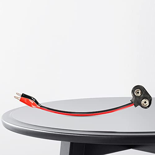 Cable De 9v Clips De Cocodrilo, Paquete De 5 Cables Cli...