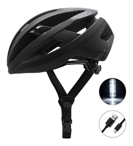 Casco Bicicleta Mtb Ruta Cairbull Con Luz Led Trasera