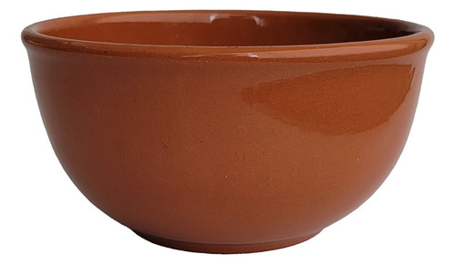 Bowl Ensaladera De Barro Esmaltada Terrina Mediano N° 21