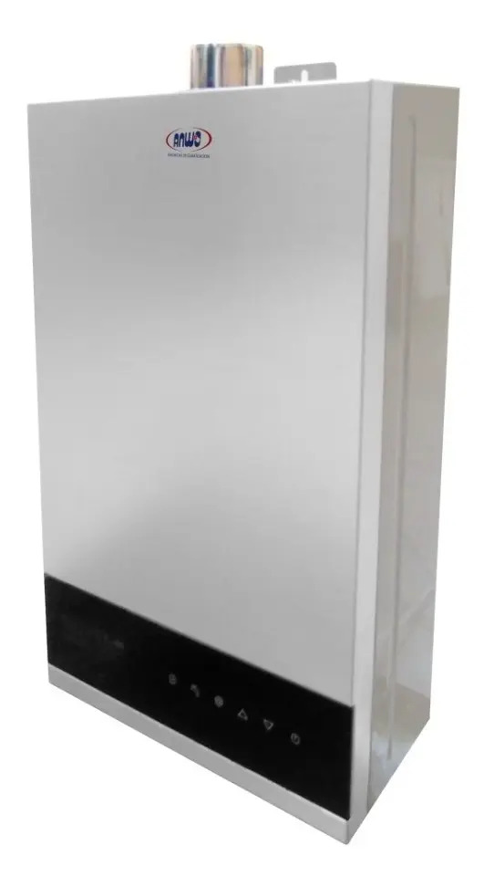 Calefont Anwo Tiro Forzado Modulante 16 Litros Gas Natural Color Plateado Tipo de gas GN