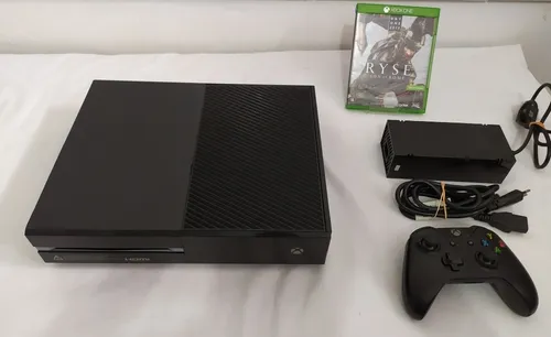 Console Microsoft Xbox One 500gb + 3 Jogos Mídia Físicas Nf Console Microsoft Xbox One 500gb + 3 Jogos Mídia Físicas Nf