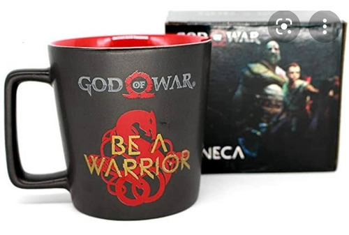 Caneca God Of War Be A Warrior De Cerâmica -buck 400ml