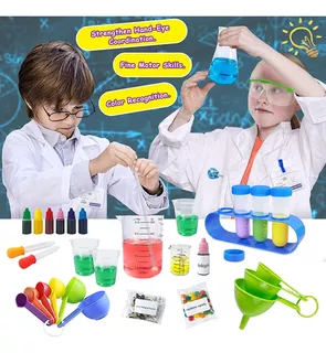 Laboratorio de química La Ciencia Loca niños experimentar cognitiva químico Set 