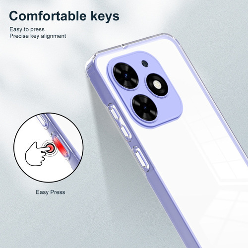 Funda Tpu + Pc Para Tecno Spark 20 Pro+ Para Tecno Spark Go