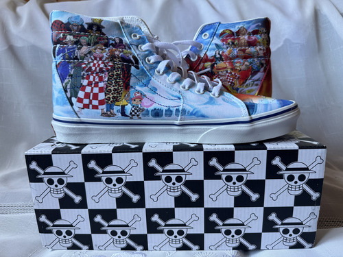 Zapatillas Vans Sk8 Colaboración Con One Piece/ Talla 42