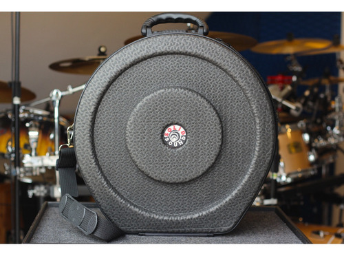 Semi Case Caixa Bateria 14 X 8 Solid Sound Estojo Rígido Cor Do Casco Preto
