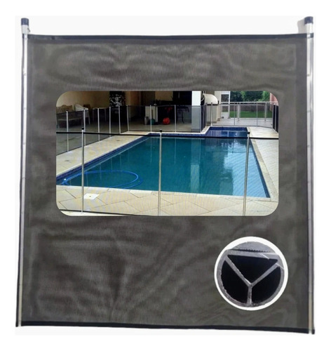 Cerca Piscina Removível Haste Reforçada Em Y - Procerp
