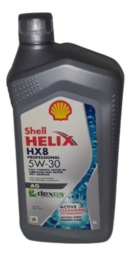 Aceite 5w30 Full Sintetico Shell Helix 