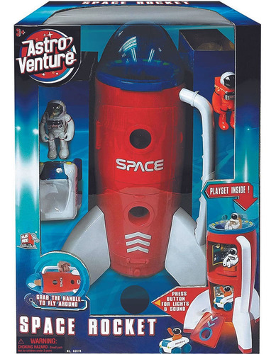 Astro Venture Cohete Espacial Con Luz Y Sonido Y Astronauta