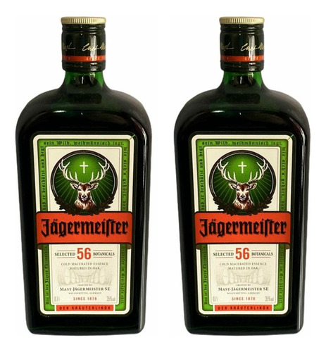 Licor Jagermeister 700ml X2 Zetta Bebidas