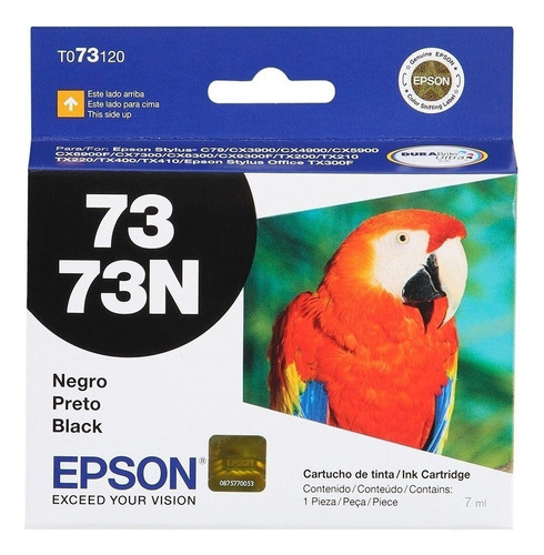 Cartucho Epson 73n Negro Original C79 Cx3900 5900 8300