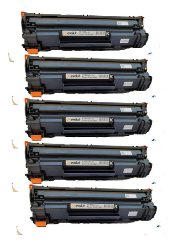 Kit05 Para Toner Cf283a 283a M127fn M125a M127 M225 Hp M127 Tinta Preto