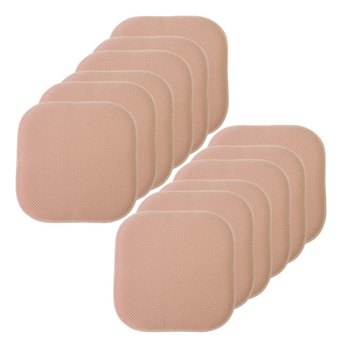 Cojines Espum Viscoelástica 16 X 16 Pulgadas Rubor 12 Unidad