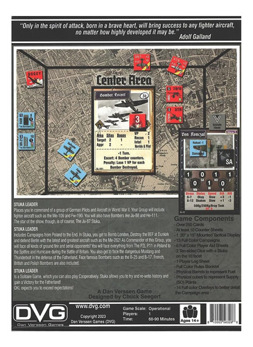 Juego De Mesa Líder Stuka De Dan Verssen Games