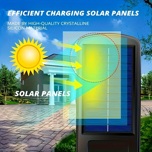 Sensor Humano De Luz De Seguridad Solar Cob, 3 Modos