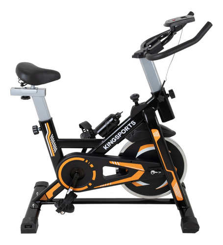 Bicicleta Fija Para Ejercicio Spinning Cardio Fitness Color Negro