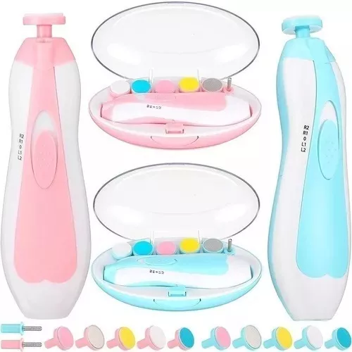 Kit de uñas para bebé, kit de manicura y kit de pedicura para bebé con  simpático estuche de búho. Cortaúñas, tijeras, lima de uñas y pinzas para  bebés