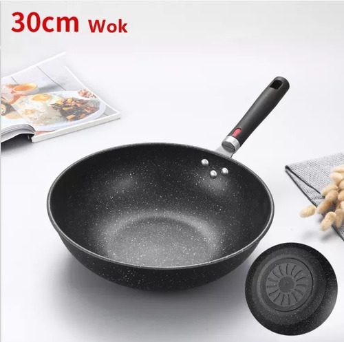 Imagen 4 de 8 de Set De Cocina Olla Sarten Wok Anti Aderente Con Inducción