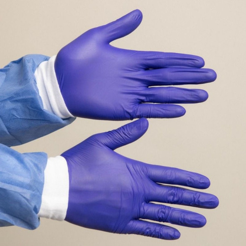 100 Guante Nitrilo Desechables Libre Latex No Esteril Alyger