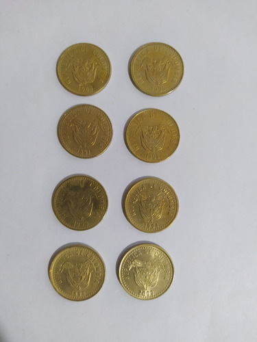 Colección Monedas De 20 Pesos Colombia Del Año 1989 Al 2003