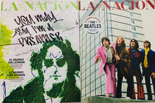 Revista La Nación 2647 - 2683 John Lennon Beatlles 50 Años