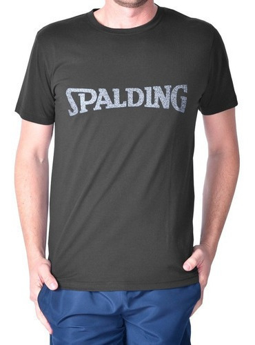 Remera Spalding Camiseta Casual De Algodón Para Hombre