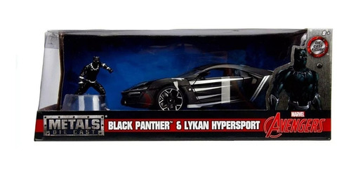 Auto Pantera Negra Avengers 1:24 Lykan  Avenger Srj