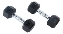 Comprar Set Mancuernas 10 Lb Pesas Hexagonales 2 Mancuernas 4.5kg c\u002Fu Cubiertas De Caucho Color Negro