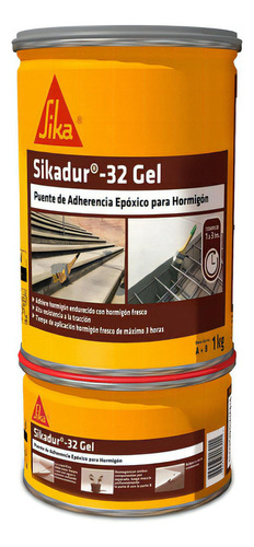 Sikadur-32 Gel Adhesivo Epóxico Estructural 1 Kg