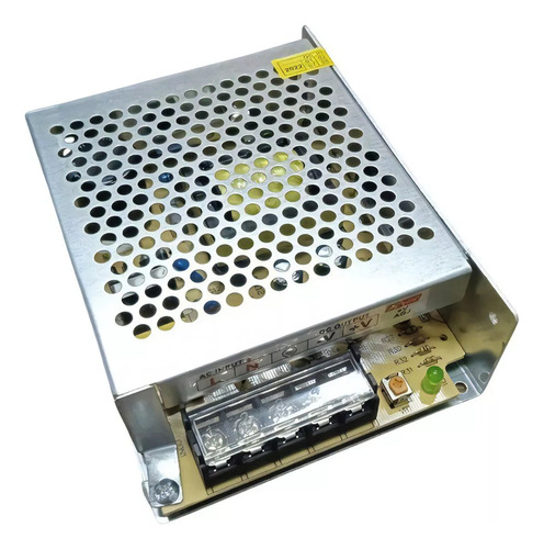Mini Fonte 12v 10 Amperes Cftv Câmera De Segurança Ft Led