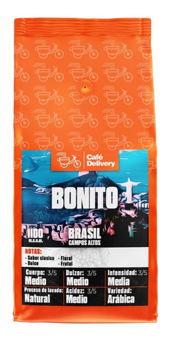 Cafe Blend Bonito Brasil Medio Kilo En Grano O Molido