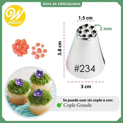 Duya Número 234 / Boquilla Especialidades #234 Marca Wilton