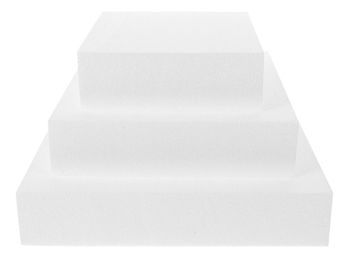 Nuevo Torta Falsa Modelo Foam Cake, 3 Unidades