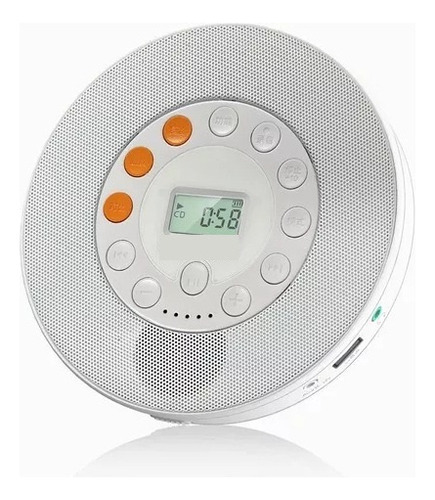 Reproductor De Cd Recargable Con Altavoz Mp3 Usb.