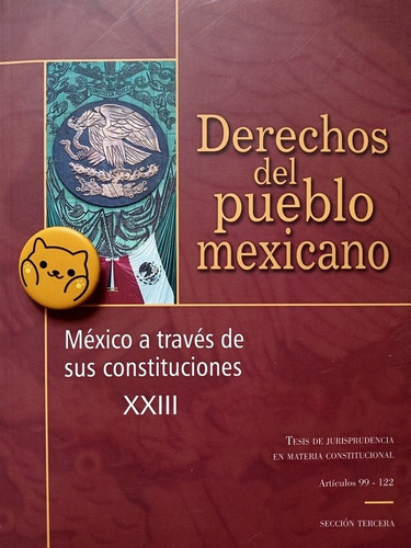 Libro Derecho Del Pueblo Mexicano 7 Ed Tomo23 C.u. 111b7