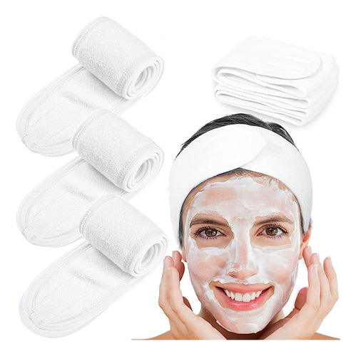 Diadema Facial Spa Toalla Elastica Para La Cabeza Para Baño