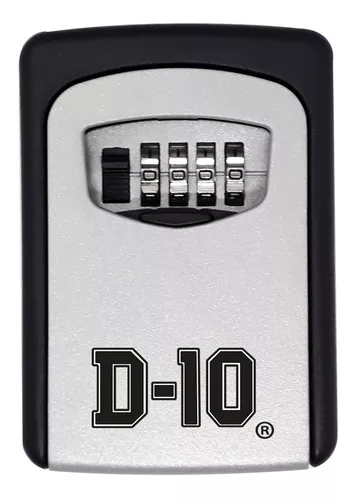 Caja de seguridad para llaves - cerradura de combinación con 10 dígitos -  montaje en pared